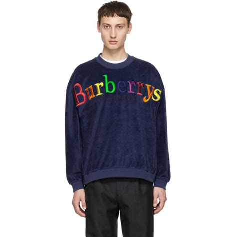 burberry towelling sweatshirt